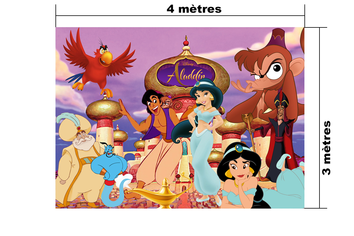Fond de scène Aladdin 1